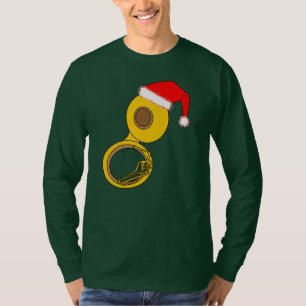 T-shirt Santa Hat Tuba