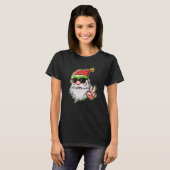 T-shirt Santa Hat Watermelon Victory Signal Sunglass Chris (Devant entier)