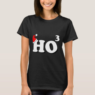 T-shirt Santa Ho3 Ho au cube Cadeau Femmes Hommes Enseigna