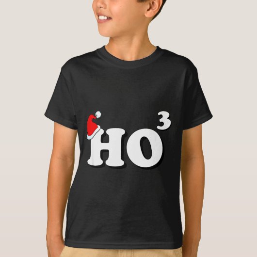 T-shirt Santa Ho3 Ho Cubed Gift Women Men Teacher Funny Ch (Devant)