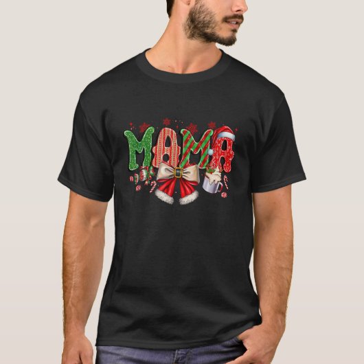 T-shirt Santa Hot Cocoa (Devant)