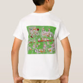 T-shirt Santa Magical Green New Year (Dos)