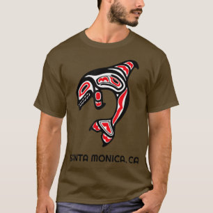 T-shirt Santa Monica, CA Native American Orca Killer Whale