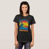 T-shirt Santa Monica Retro Throwback Surf & Beach Souvenir (Devant entier)