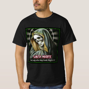 T-shirt Santa Muerte (Déesse mexicaine) Fierté d'Halloween