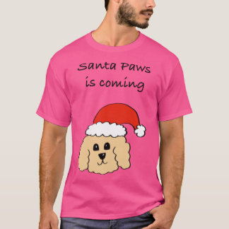 T-shirt Santa Paws vintage