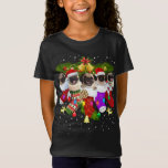 T-Shirt Santa Pugs dans Christmas Socks Funny Xmas Dog Lov<br><div class="desc">Carlins père Noël dans Chaussettes de Noël Drôle Noël Amoureux des chiens Carlin Maman</div>