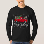 T-shirt Santa Riding Christmas Tree Truck Bull Terrier Dog<br><div class="desc">Père Noël Riding Arbre de Noël Camion Bull Terrier Chien Noël</div>