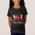 T-Shirt Santa Riding Christmas Tree Truck Havanese Dog Chr<br><div class="desc">Père Noël équitation Arbre de Noël Camion Havanais Chien Noël</div>