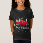 T-Shirt Santa Riding Christmas Tree Truck Pingouin Bird Ch<br><div class="desc">Père Noël équitation Arbre de Noël Camion Penguin Oiseau Noël</div>