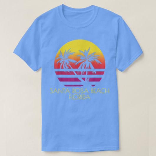 T-shirt Santa Rosa Beach (Design devant)