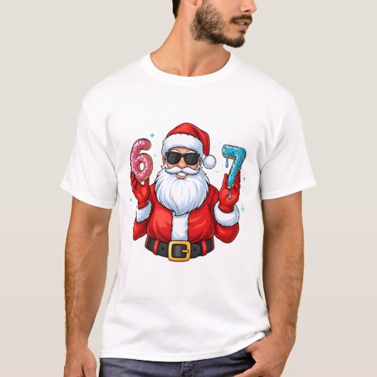 T-shirt Santa’s 6 & 7 Donut Party (Devant)