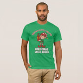 T-shirt Santa’s Little Helper Christmas Cheer Squad Funny  (Devant entier)