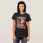T-shirt Santa s Tech Support Rebooting (Devant entier)