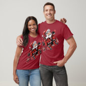 T-shirt Santa Skateboarding (Unisexe)