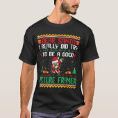 T-shirt Santa Try To Be A Good Picture Framer - Funny Chri (Devant)