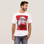 T-shirt Santa Unbound – Crimson Shout of Winter (Devant entier)