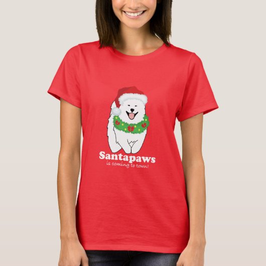 T-shirt santapaws vient en ville (Devant)