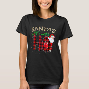 T-shirt Santas Costume de Noël préféré Ho Noël Père Noël