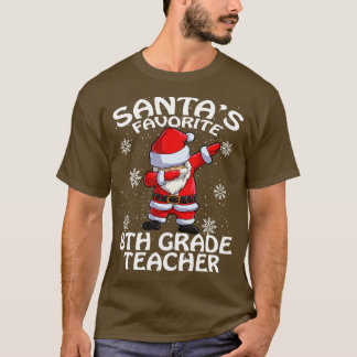 T-shirt Santas Favori 8E Année Enseignant Noël