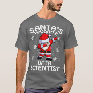 T-shirt Santas Favori Data Scientist Noël 1