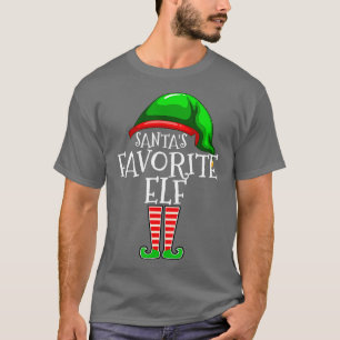 T-shirt Santas Favori Elf Group Matching Famille Christma