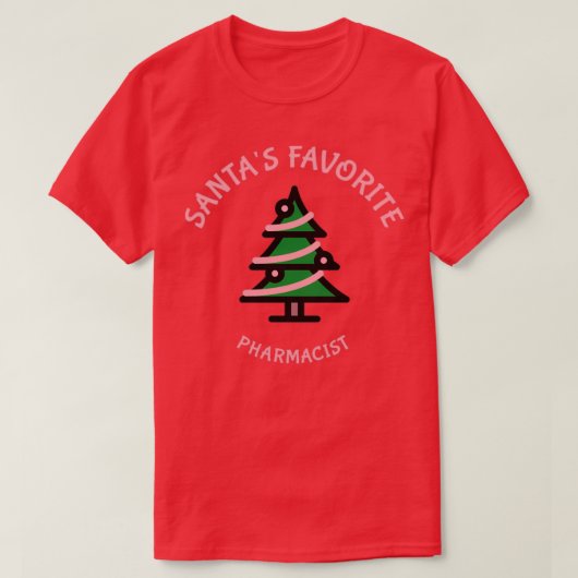 T-shirt Santas Favori Pharmacist 7 (Design devant)