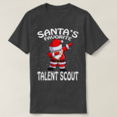 T-shirt Santas Favori Talent Scout Noël (Design devant)