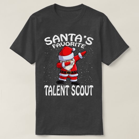 T-shirt Santas Favori Talent Scout Noël (Design devant)