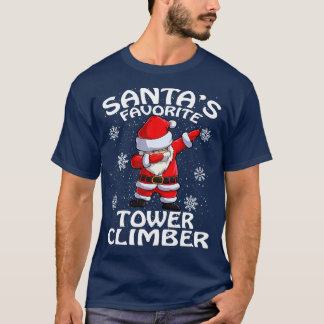 T-shirt Santas Favori Tower Climber Noël