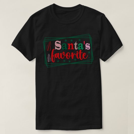 T-shirt Santas Favorite 1 (Design devant)