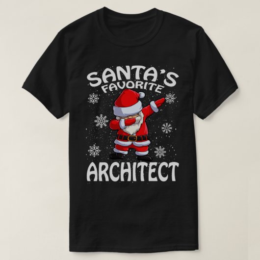 T-shirt Santas Favorite Architecte Noël 1 (Design devant)