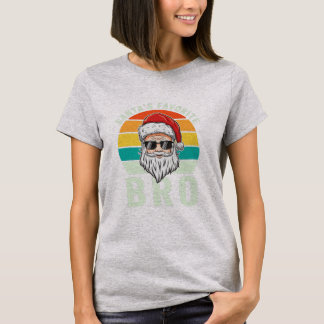 T-shirt Santa's Favorite Bro Brother Boys Funny Christmas