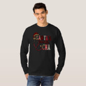 T-shirt Santa's Favorite CNA Certified Nursing Assistant N (Devant entier)