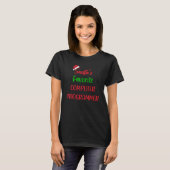T-shirt Santas Favorite Computer Programmer     Christmas (Devant entier)