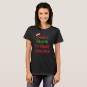 T-shirt Santas Favorite Software Developer Noël (Devant entier)