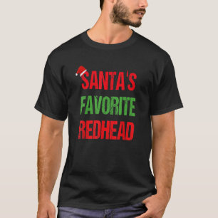 T-shirt Santas Gingembre Favori Rouge Gingembre Drôle No