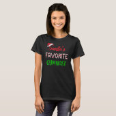 T-shirt Santas Gymnaste Favorite Funny Gymnastique Christa (Devant entier)
