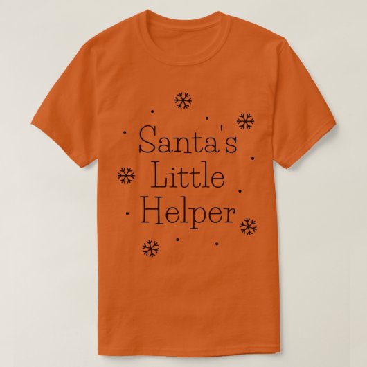 T-shirt Santas Little Helper Design de Noël mignon avec sn (Design devant)