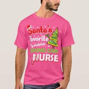 T-shirt Santas Soins Préférés Soins de Maux Infirmière Noë