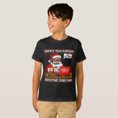 T-shirt Santa's Tech Suprt_ Rebooting Christmas Funny (Devant entier)