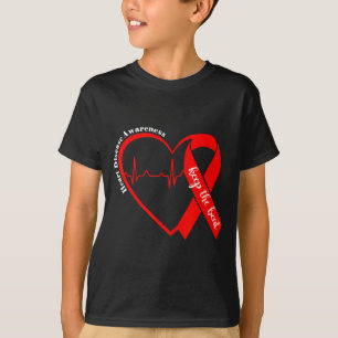 T-shirt Santé cardiaque Sensibilisation aux maladies cardi