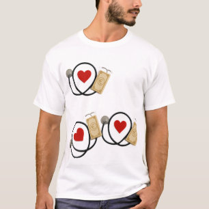 T-shirt Santé, coeur et richesse - Conce Médicale symboliq