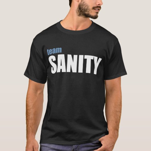 T-shirt Santé d'esprit d'équipe - obscurité (Devant)