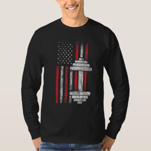 T-shirt Santé Fitness Gym entraînement Motivation Américai