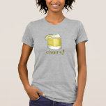 T-shirt Santé! Margarita Cocktail 21ème anniversaire<br><div class="desc">Le design présente une illustration originale d'un cocktail classique de margarita avec une jante salée et un coin de chaux verte. Un verre d'été classique ! Idéal pour un cocktail, un pique-nique d'été, une bachelorette, 21e anniversaire, ou une fête du Cinco de Mayo. Coordination des produits de la partie disponible....</div>