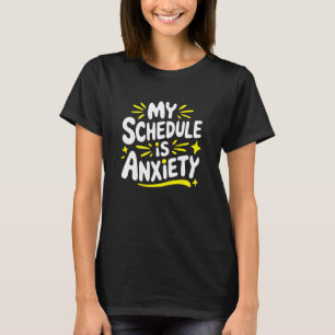 T-shirt Santé mentale anxiété de séparation, Mon emploi du
