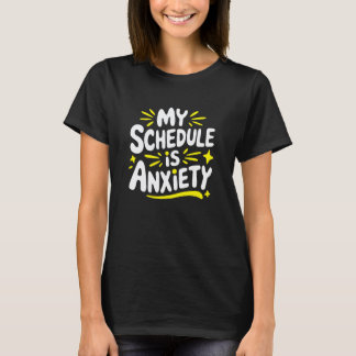 T-shirt Santé mentale anxiété de séparation, Mon emploi du