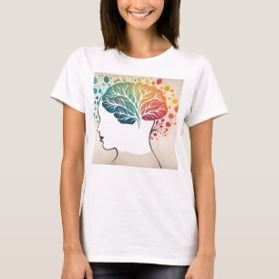 T-shirt Santé mentale Art abstrait