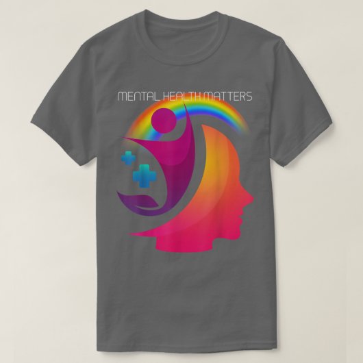 T-shirt Santé Mentale Lgbt 4429 1972  (Design devant)